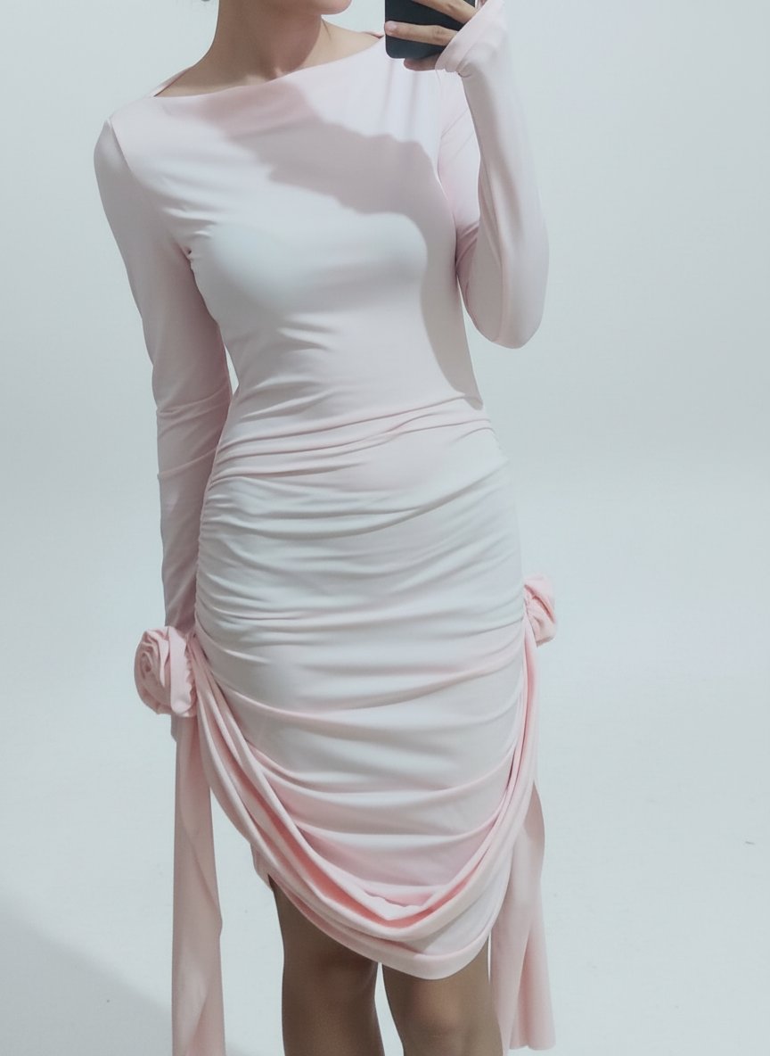 Robe rose