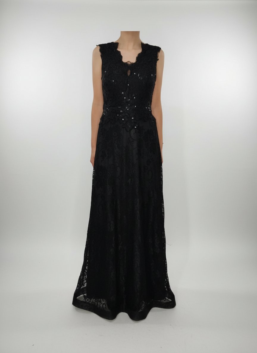 Robe noir longue