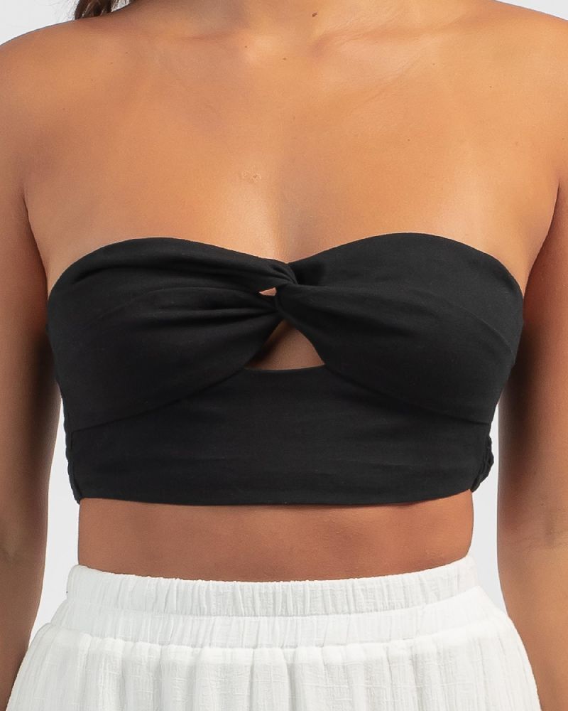 Crop top noir