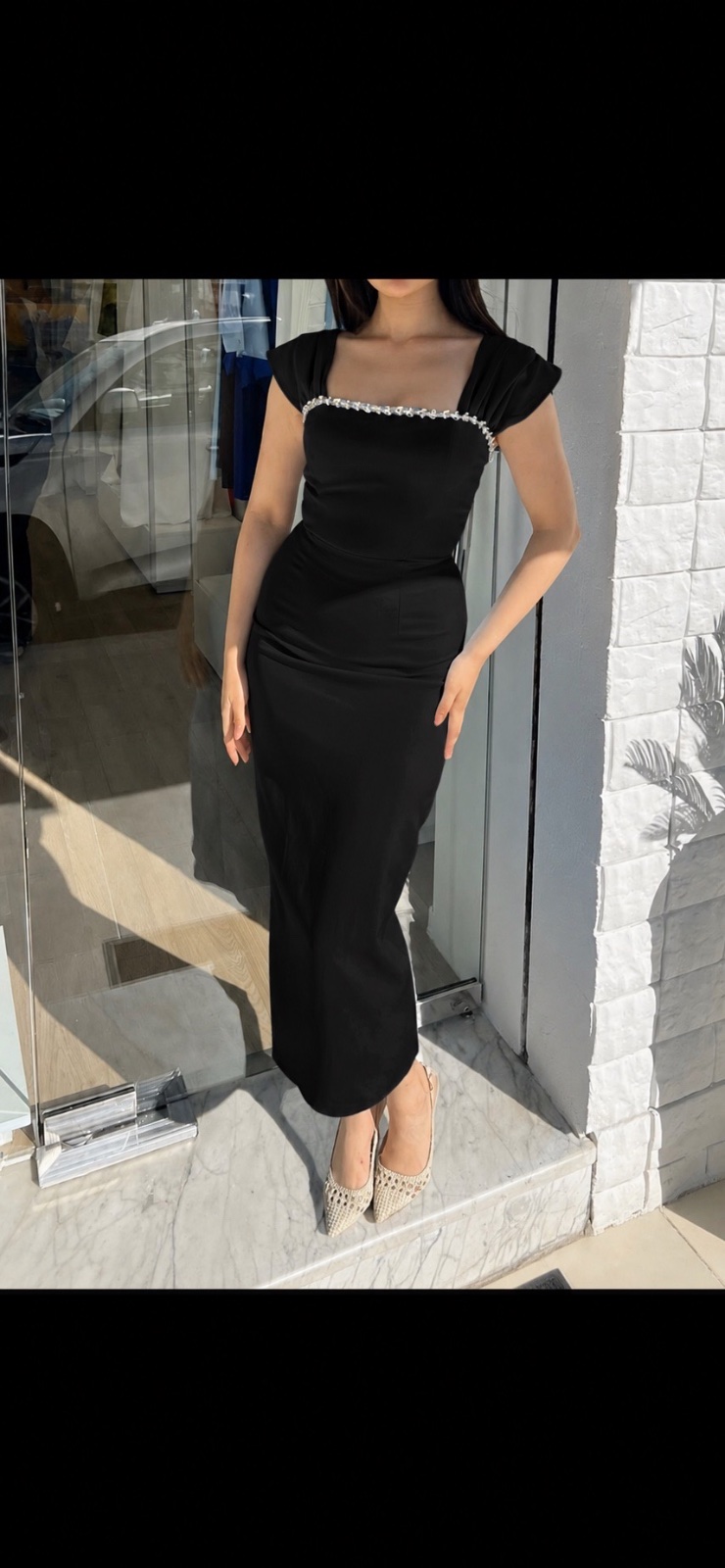 Robe noir soirée