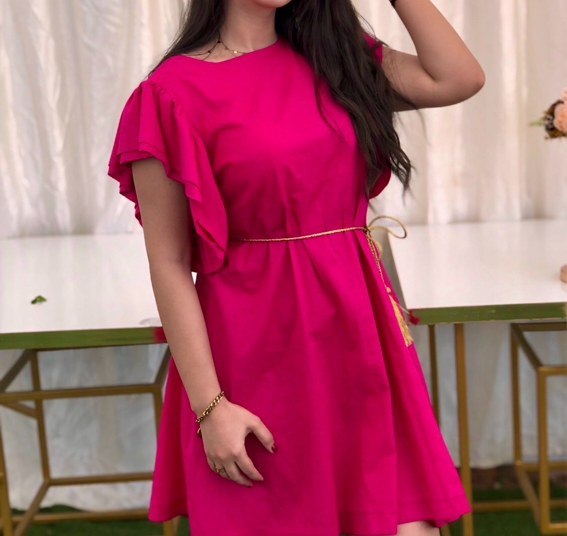 Robe rose 
