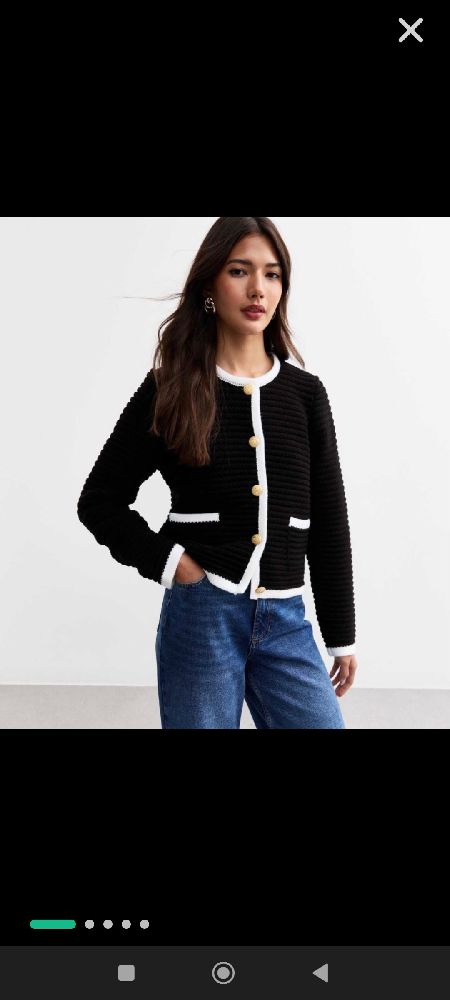 Cardigan noir 