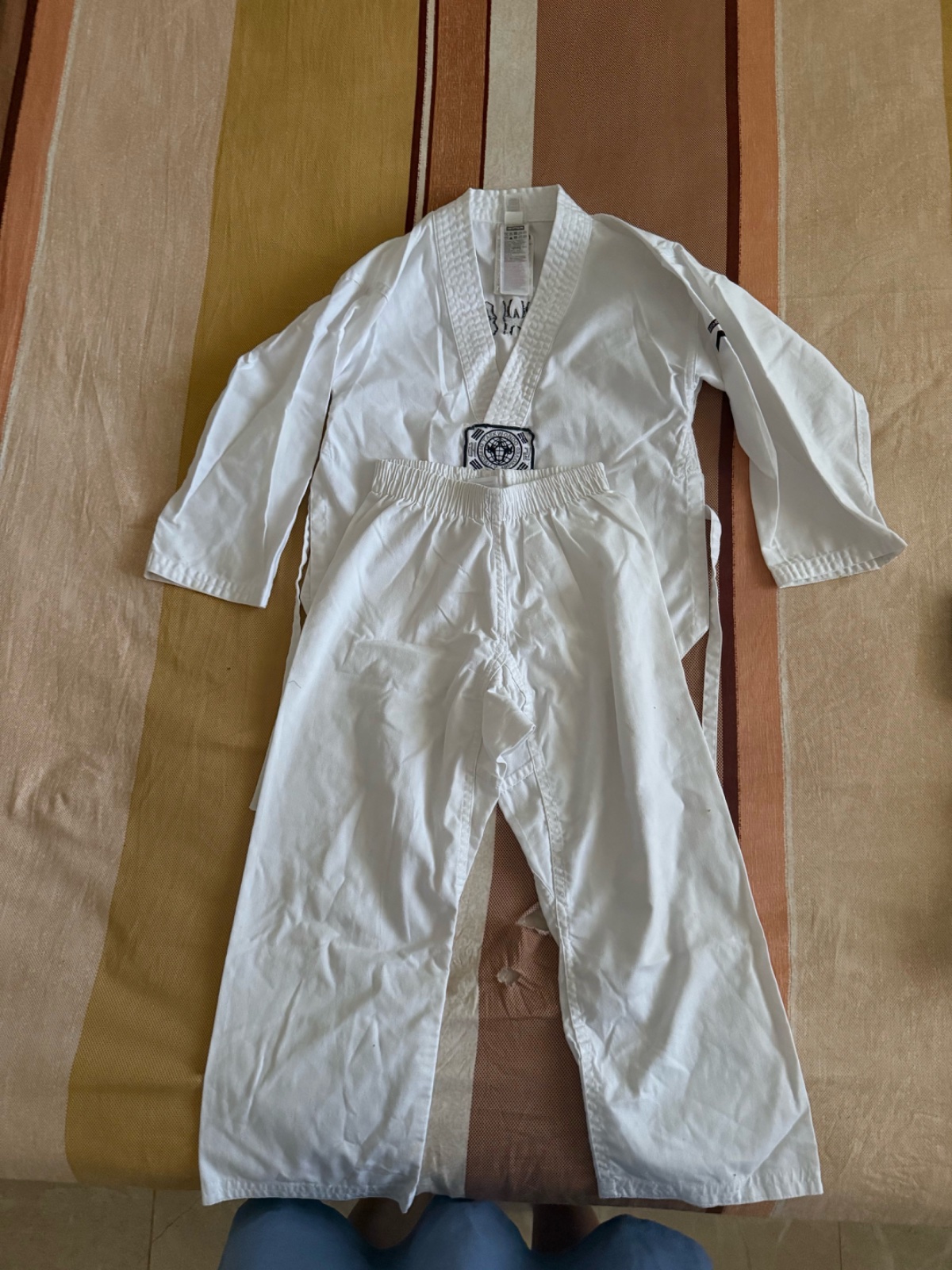 Tenue taekwondo blanc pour enfant 