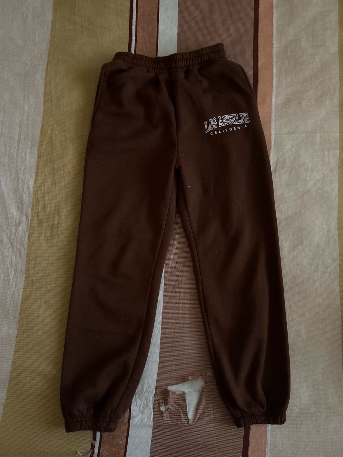 Pantalon de jogging marron foncé