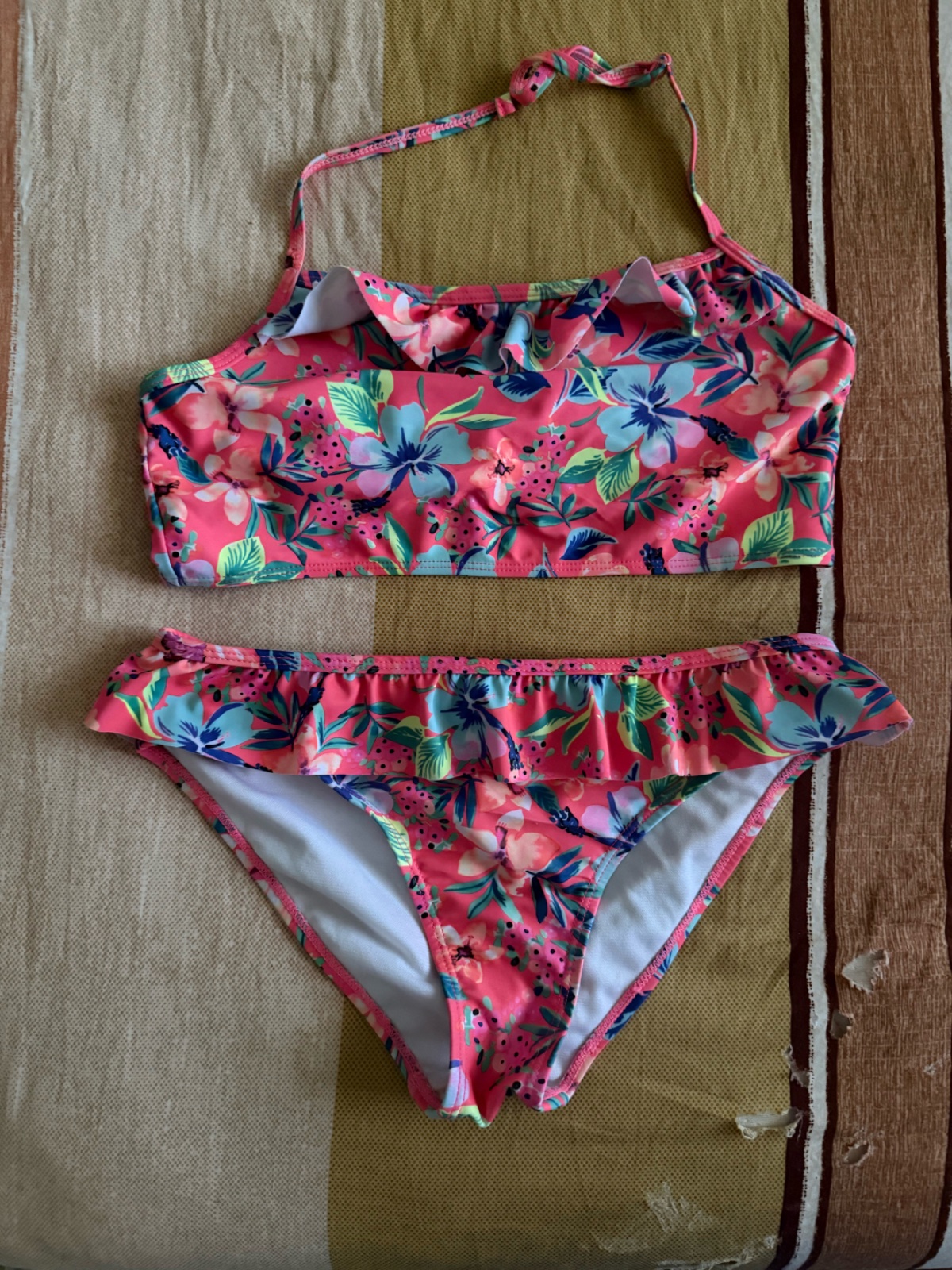 Maillot de bain deux pièces pour enfant multicolore