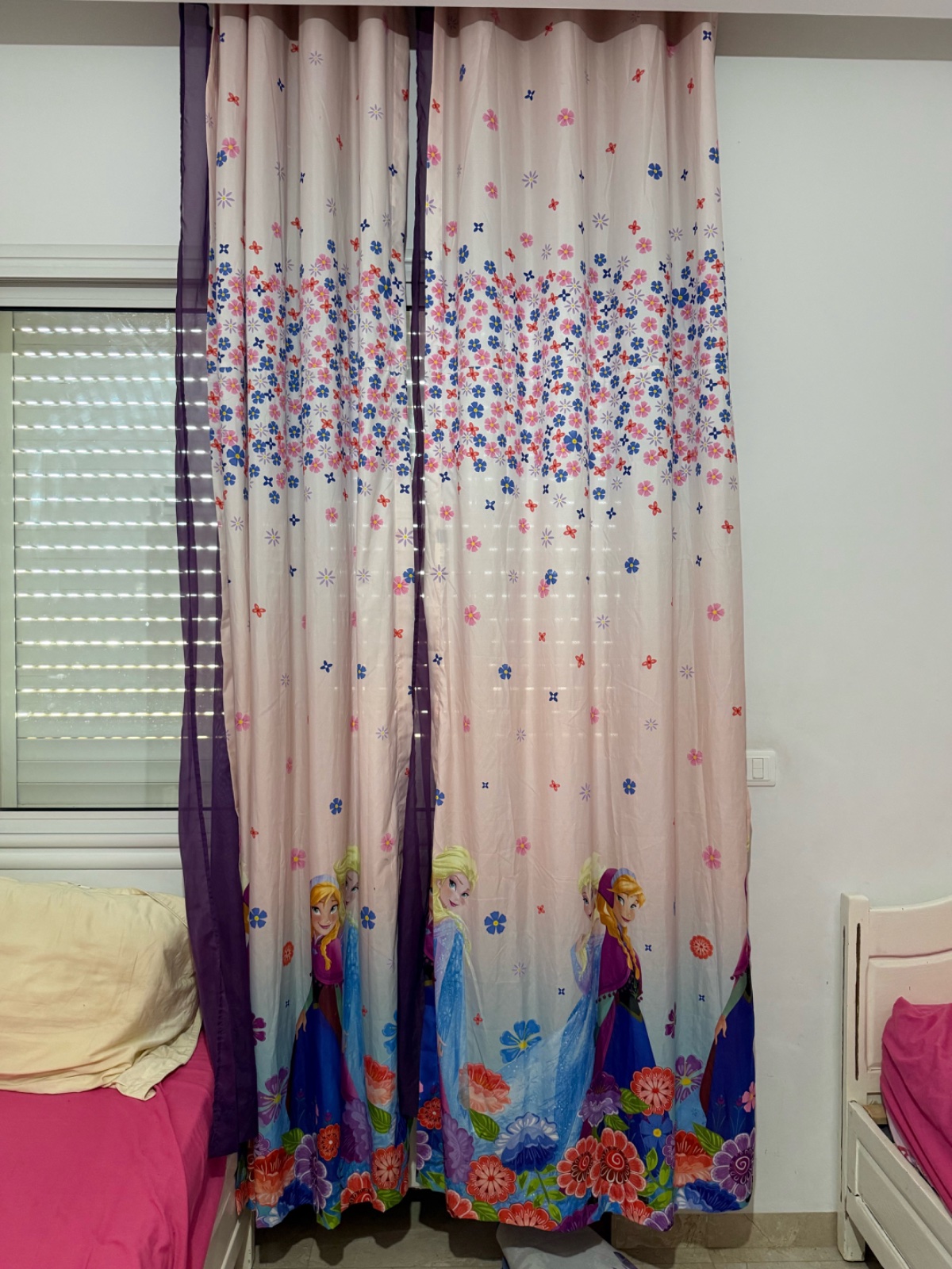 Rideaux pour chambre fille frozen 