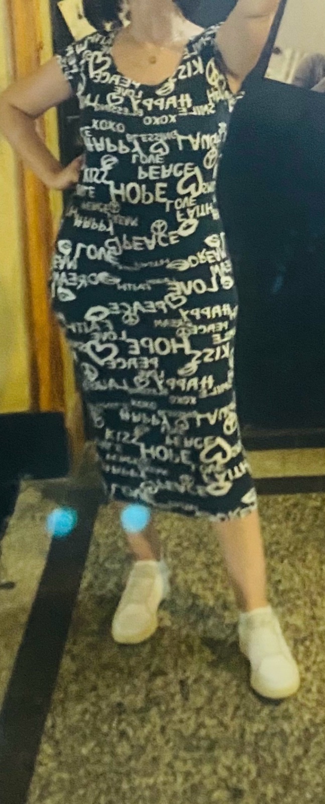 Robe noir et blanc 