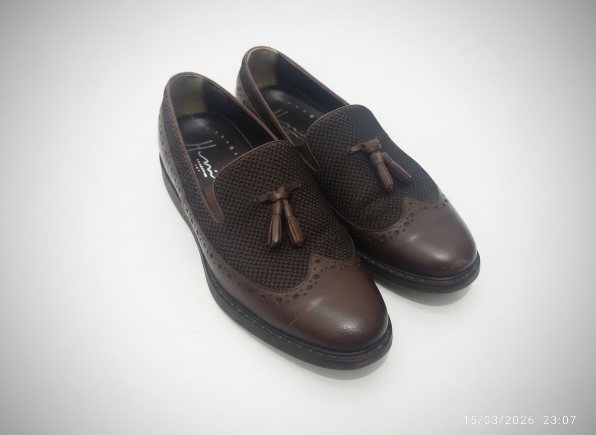 Mocassin à pomponette 