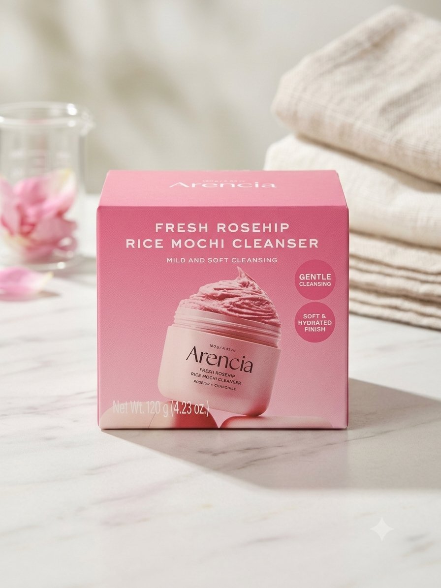 Arencia : Fresh Rosehip Rice Mochi