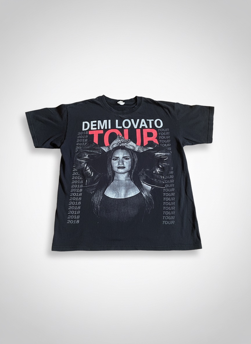 T-shirt Demi Lovato Tour 2018 noir 🎤