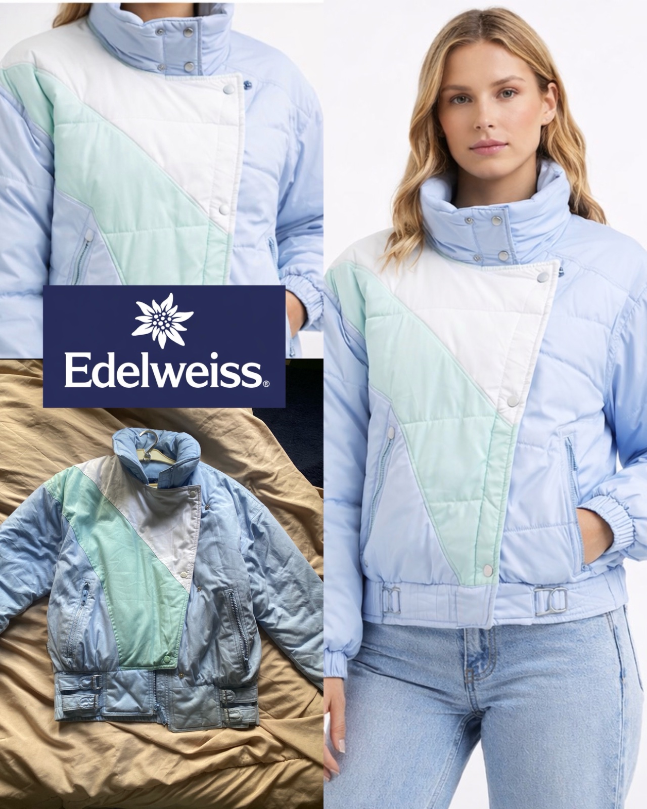 Manteau Edelweiss vintage pastel – Ladies M
