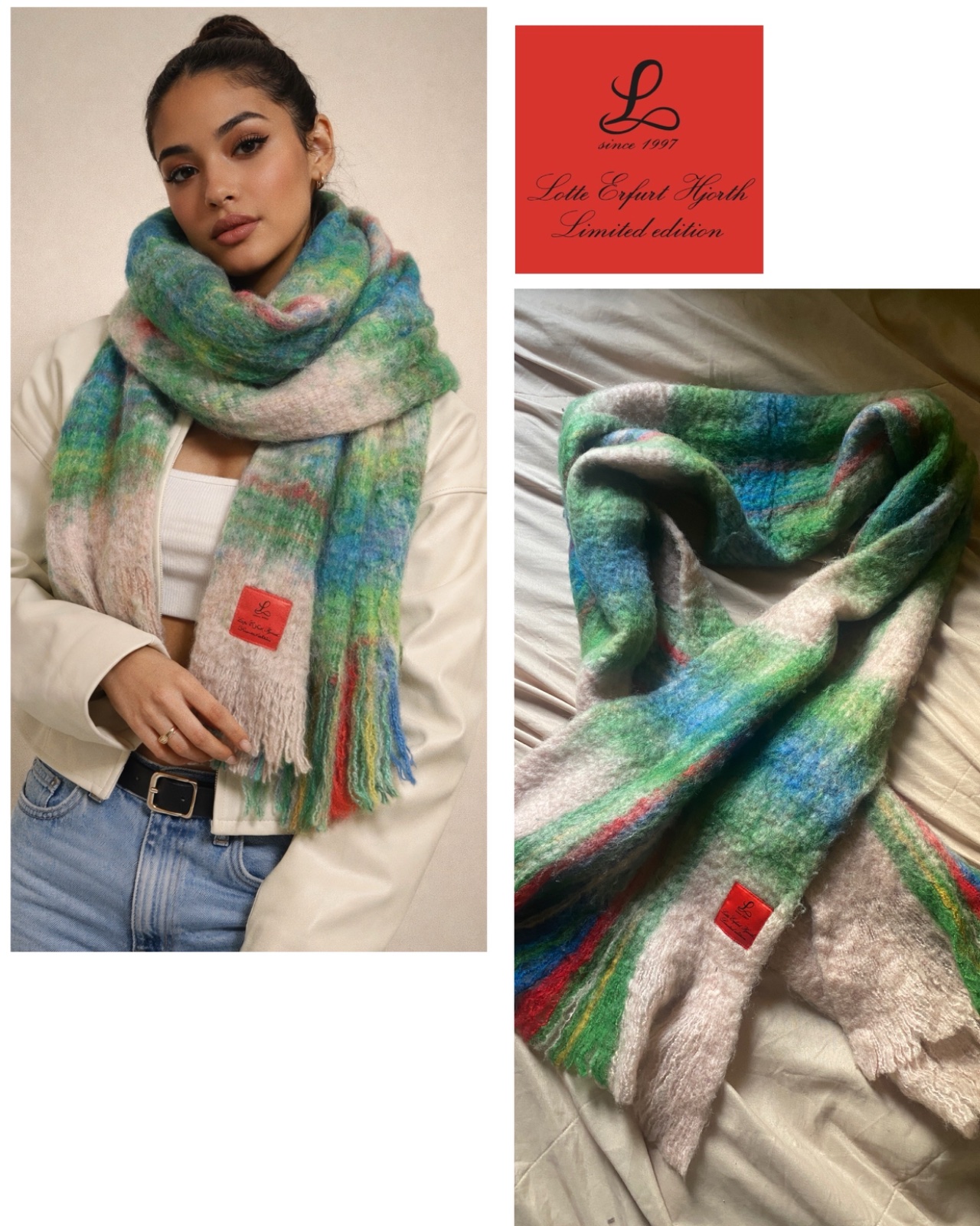 Écharpe édition Limitée Oversize Ultra Douce