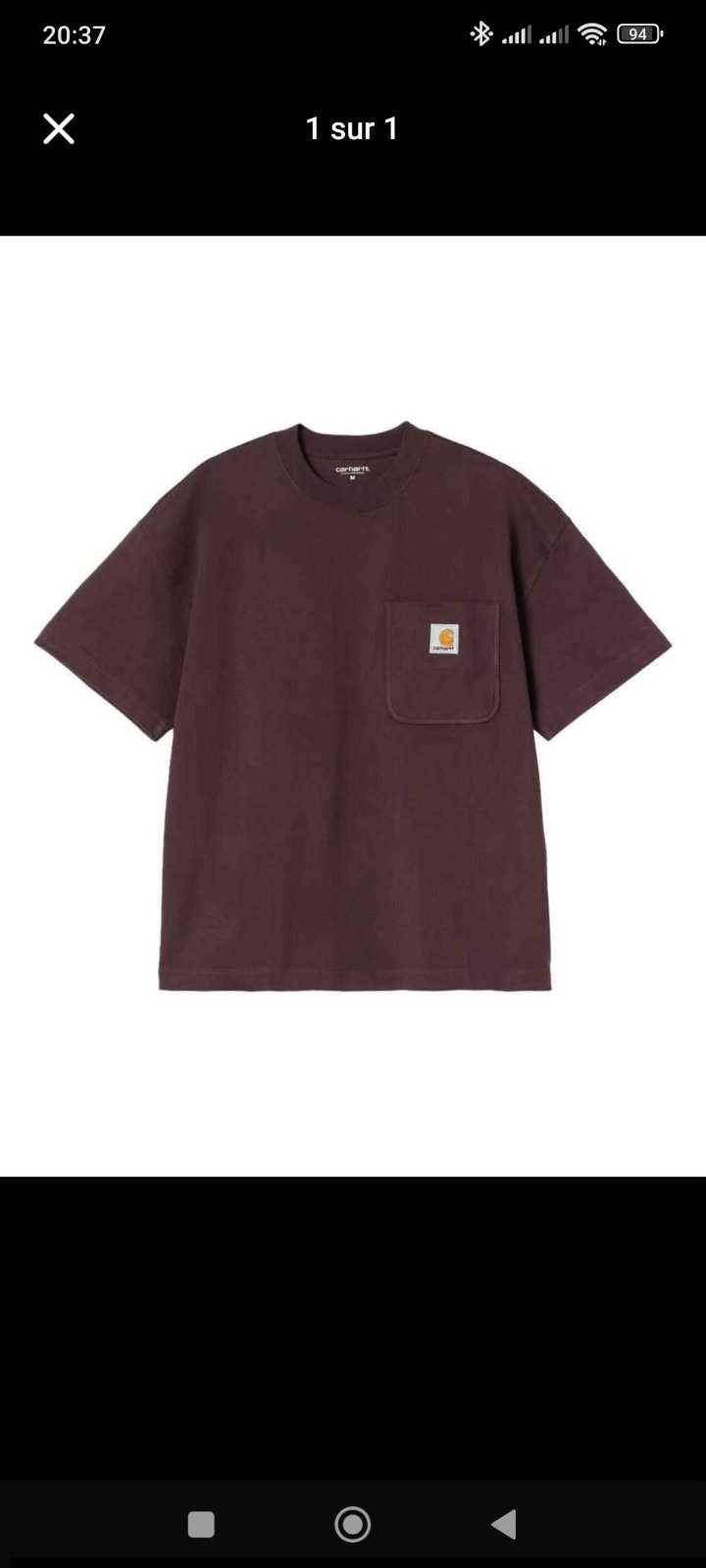 Carhartt 2XL (+polo hugo boss cadeau )