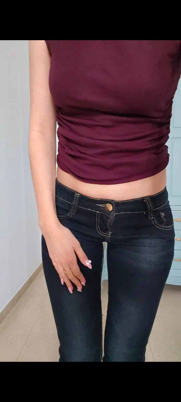Low rise jeans