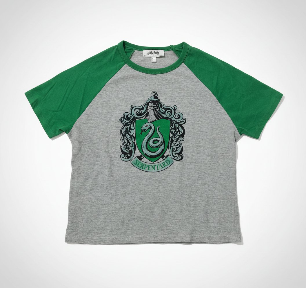 Crop top Harry Potter/serpentard house