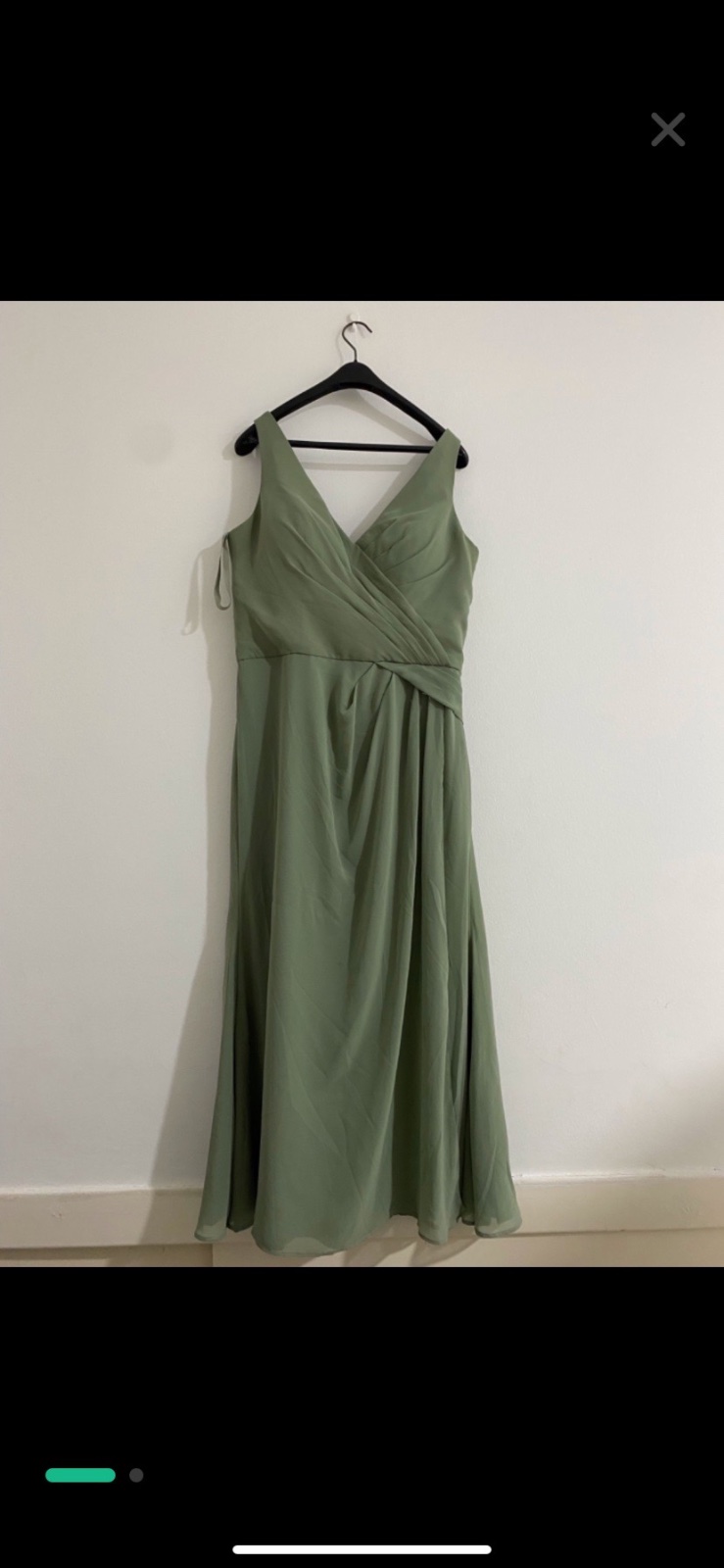 Robe vert jolie