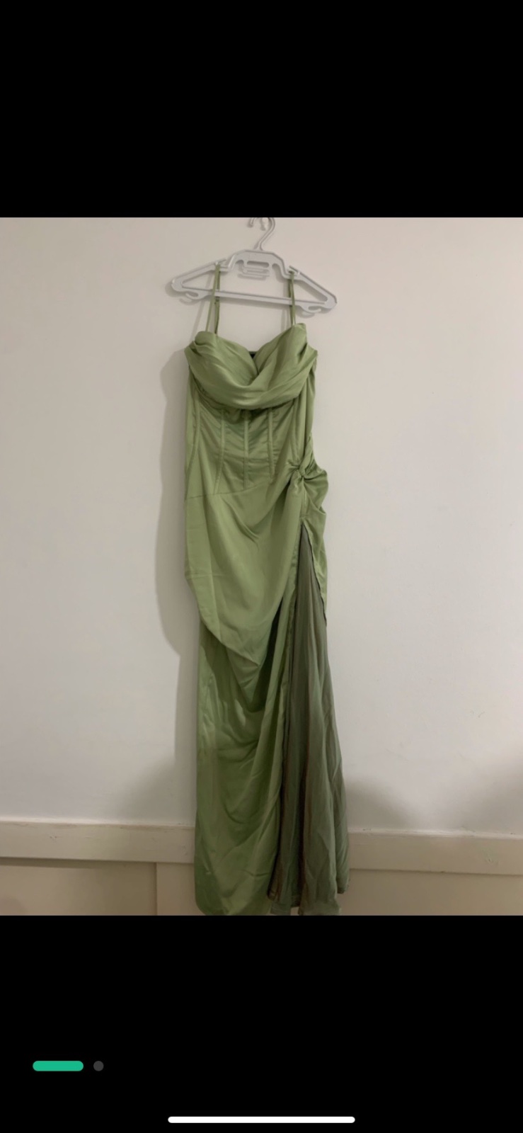 Robe soiree vert
