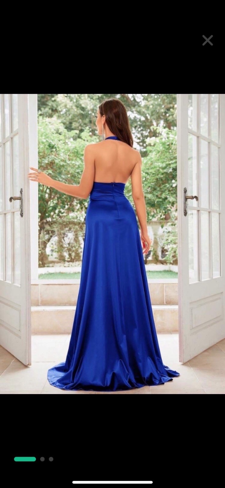 Robe bleu tres chic