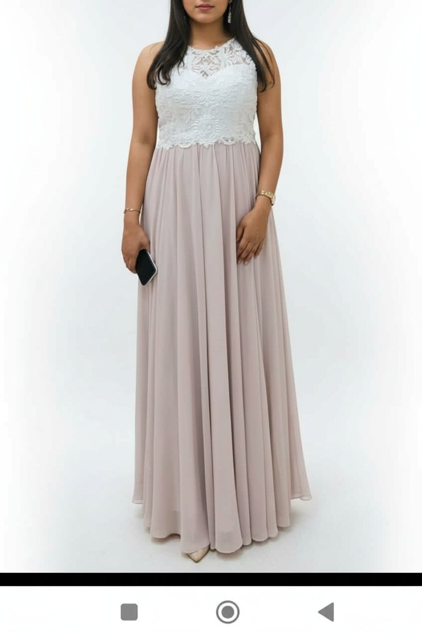 Robe soirée sans manches 