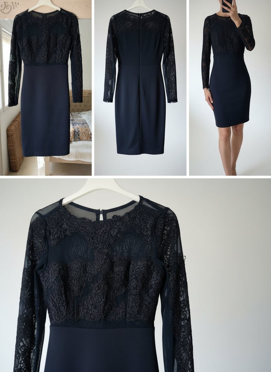 Robe effet satiné 