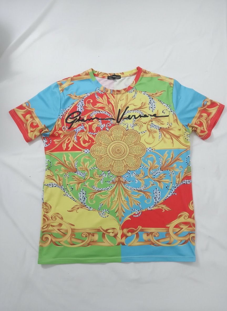 T-shirt Versace Gemini multicolores