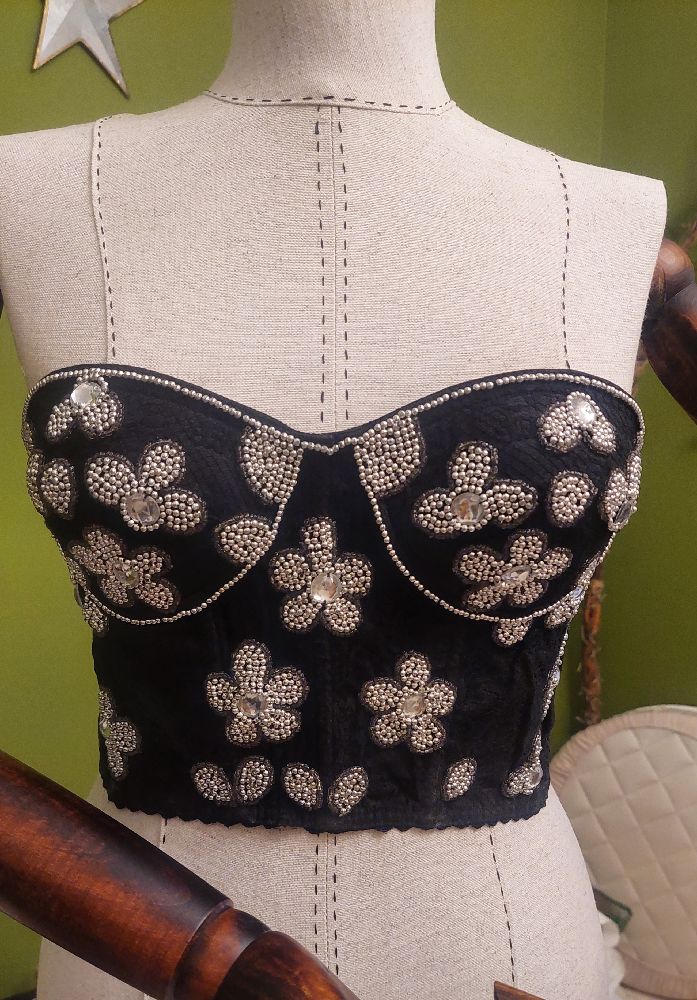 Corset soirée noir 
