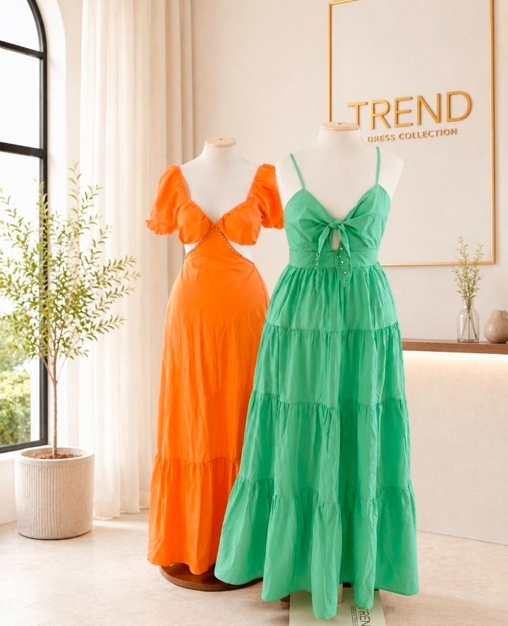 Deux modèles de robes 