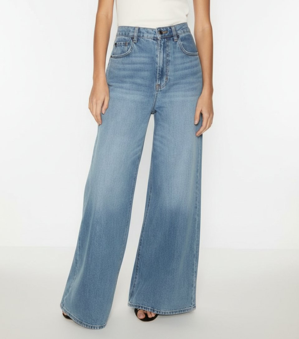 Pantalon denim wide leg taille 36 GAP
