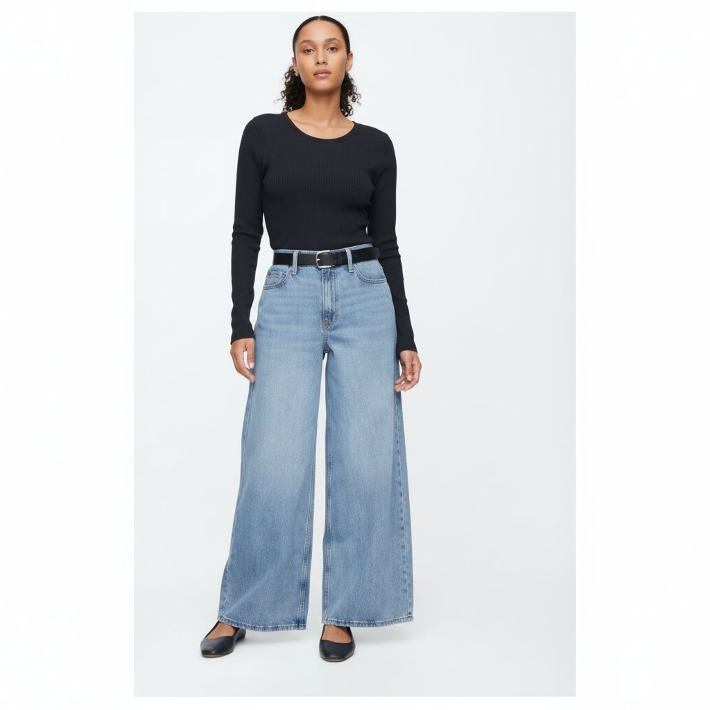 Pantalon denim large taille 36  GAP