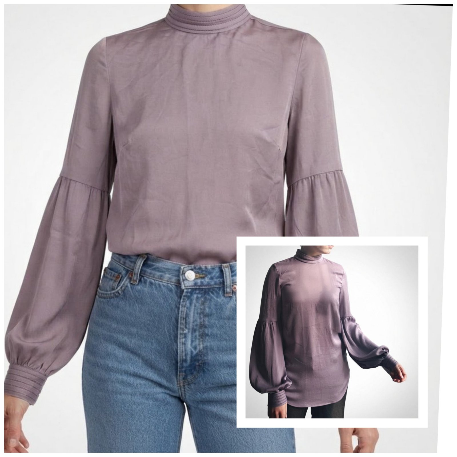 Chemise satinée H&M