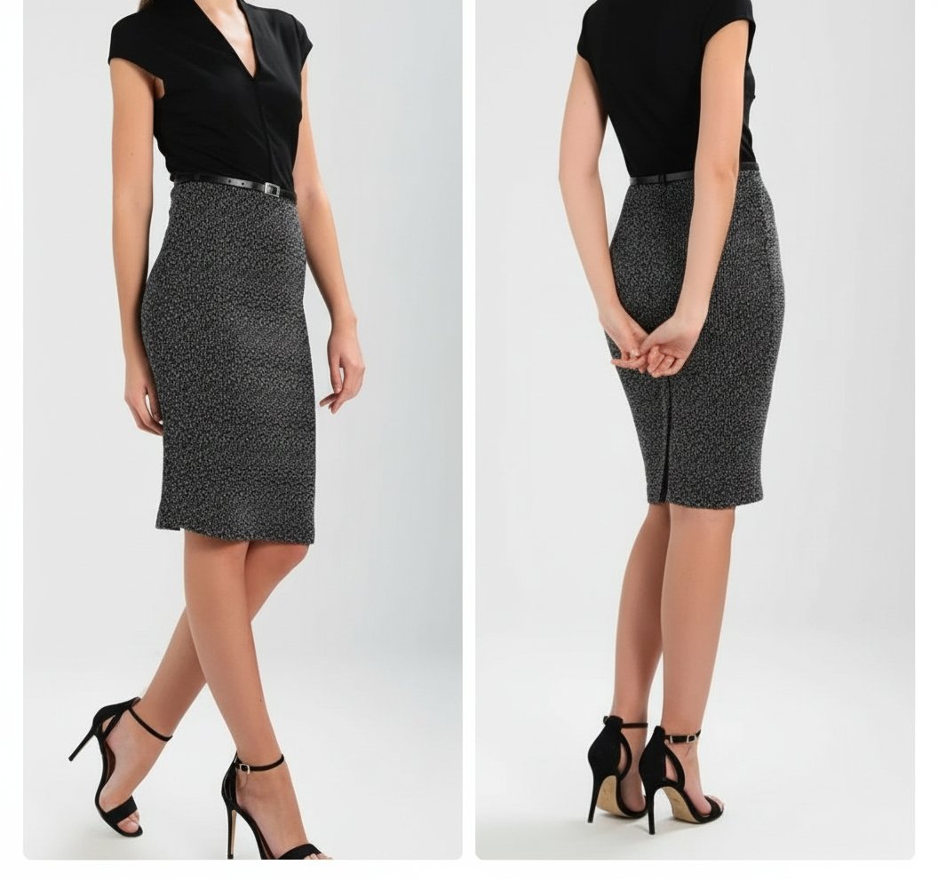 Belle robe midi lycra taille 40/42 Anna Field