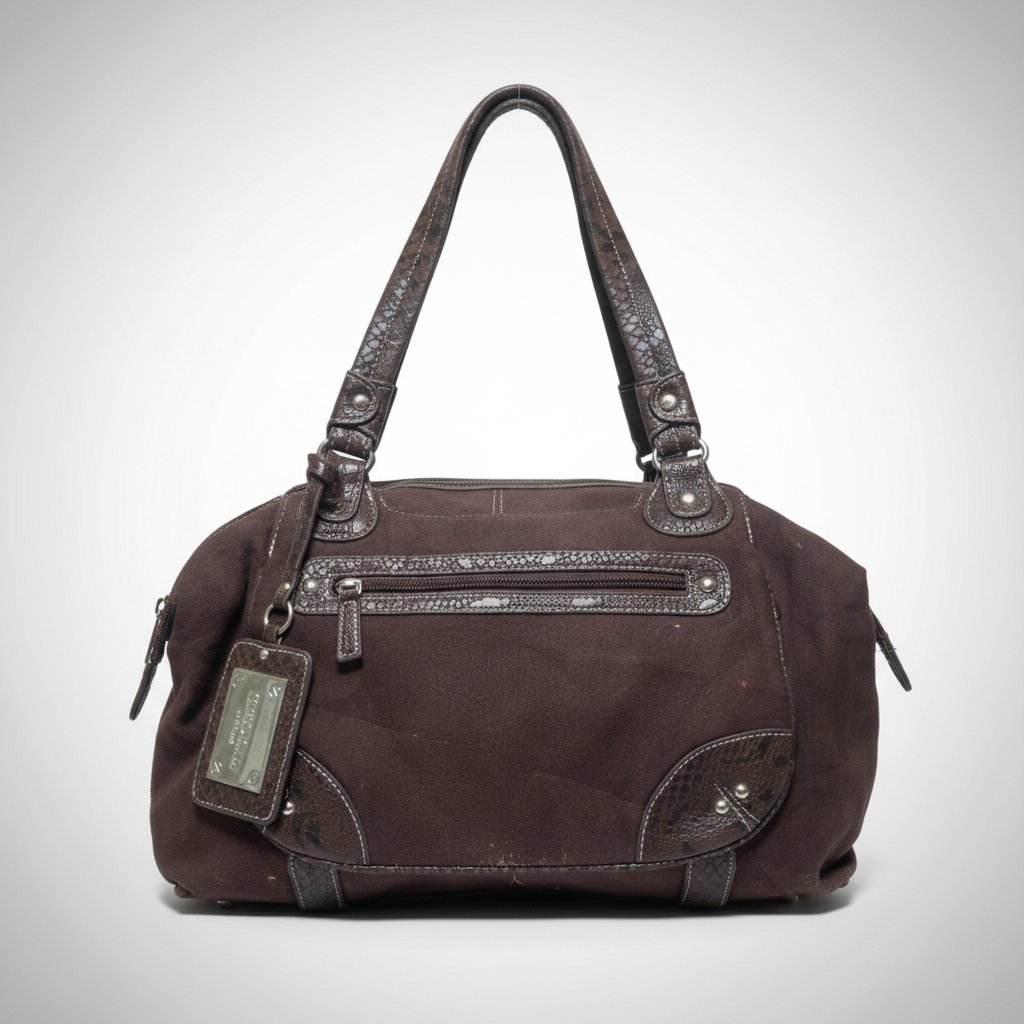 Je vide un sac porté épaule marron chocolat sans aucun défaut grande contenance Camomilla profitez 
