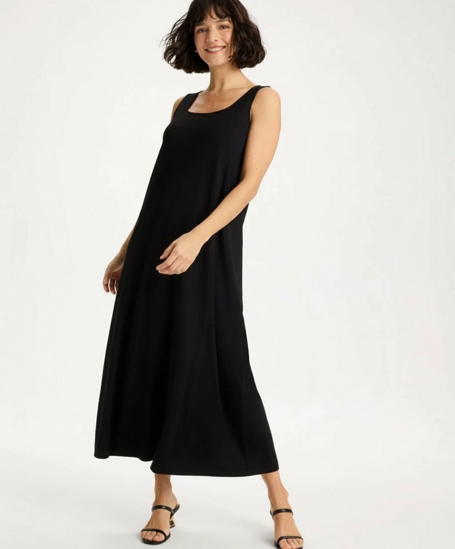 Robe longue avec une petite fente latérale taille 38/40 de la marque Chicos