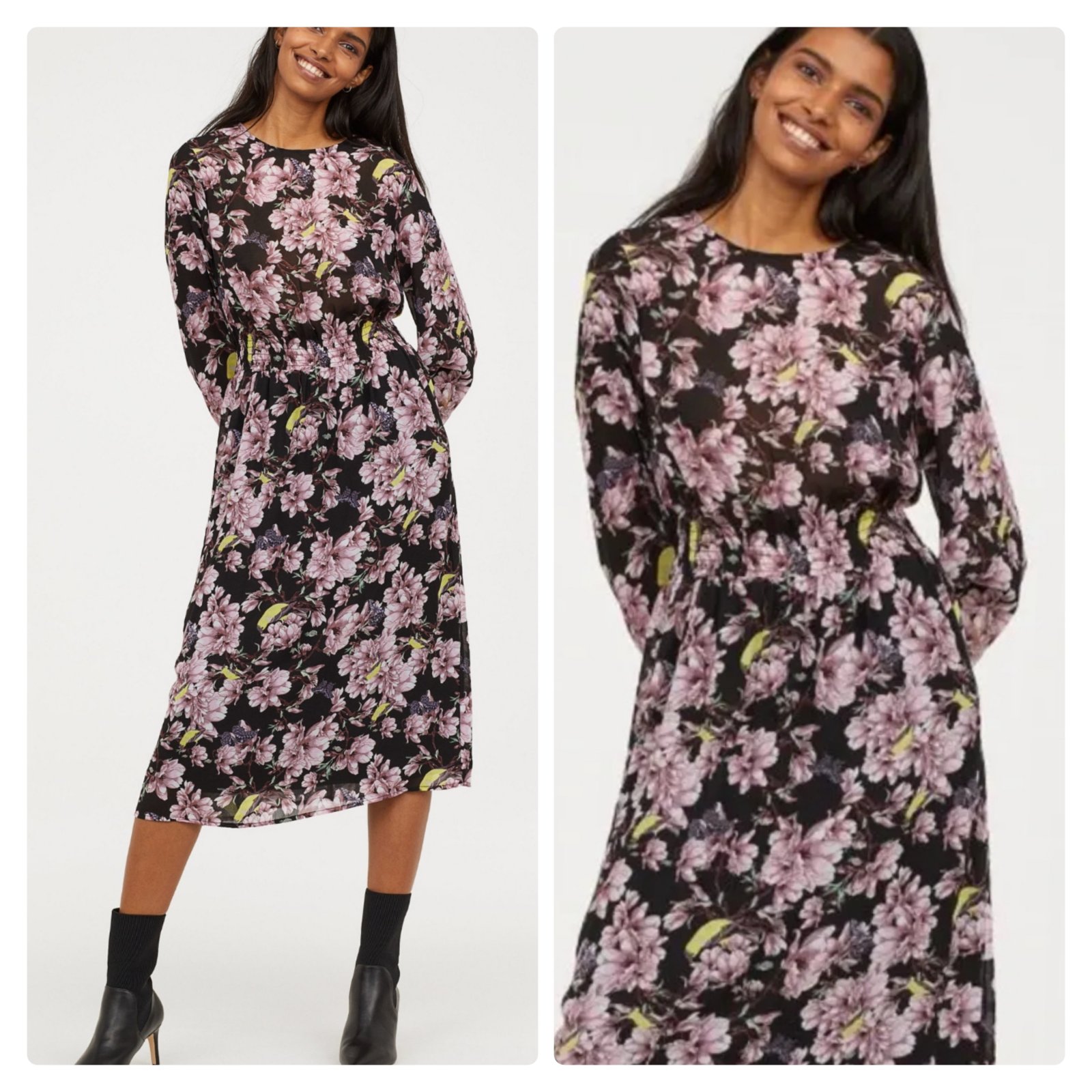 Robe midi taille 40/42 H&M