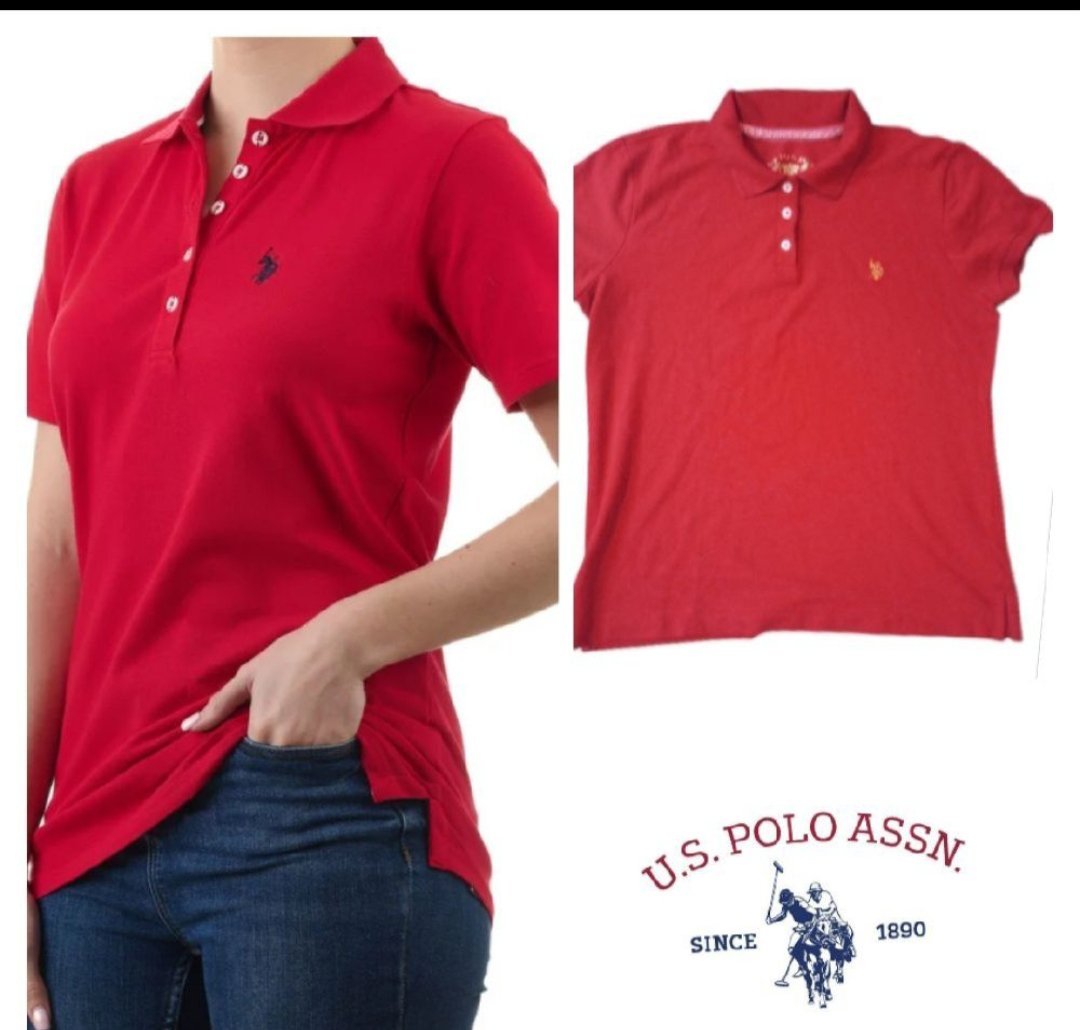 Polo rouge taille 40/42