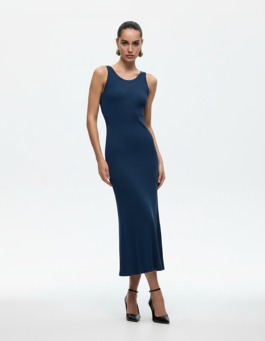 Très belle robe bleue état neuf Massimo Dutti 