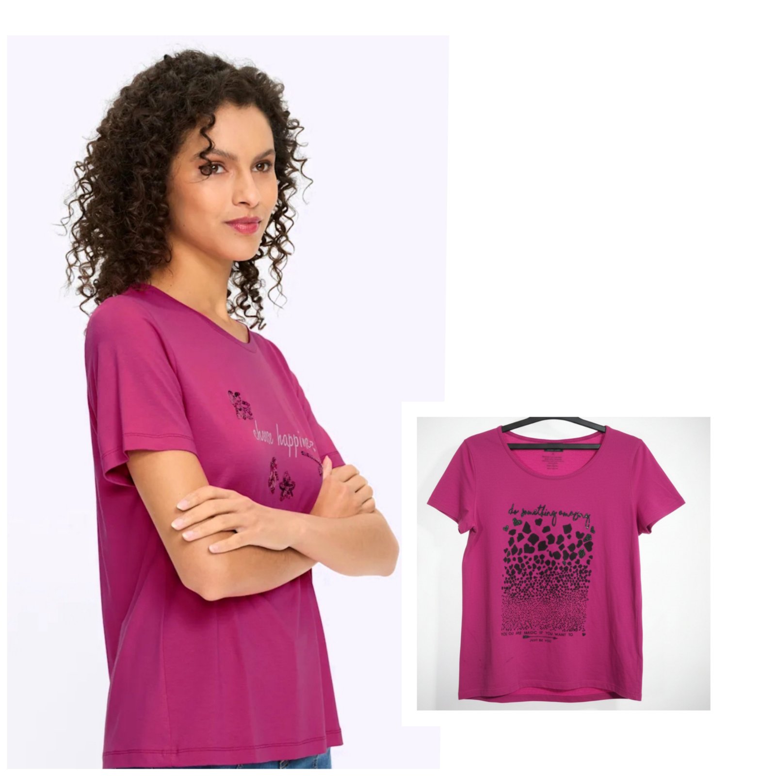 T-shirt en coton taille 38/40 Street One