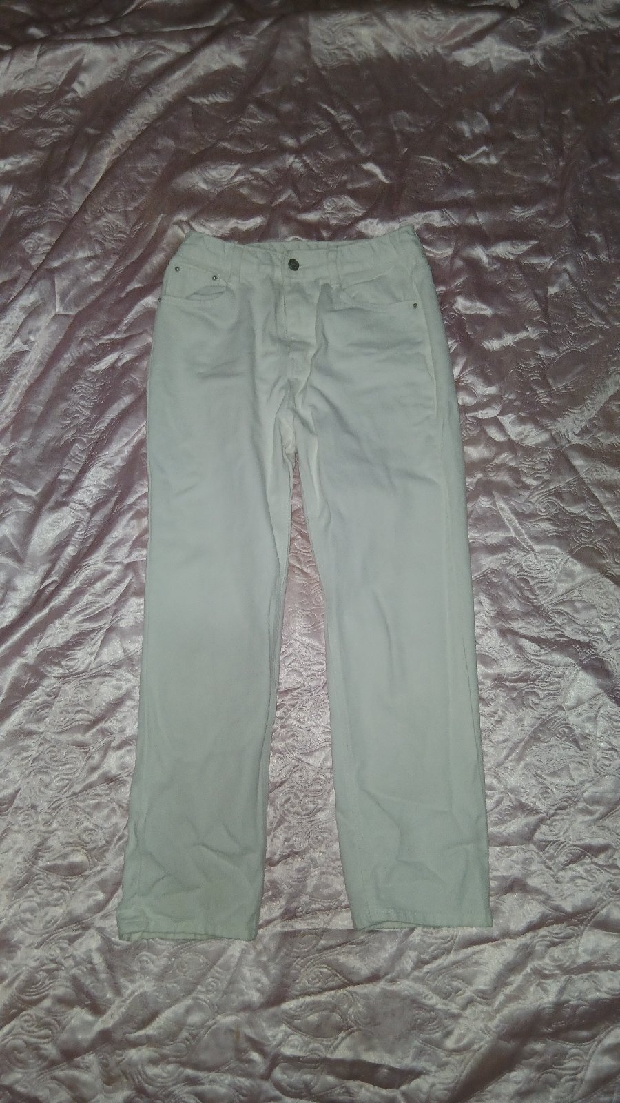Jean femme blanc