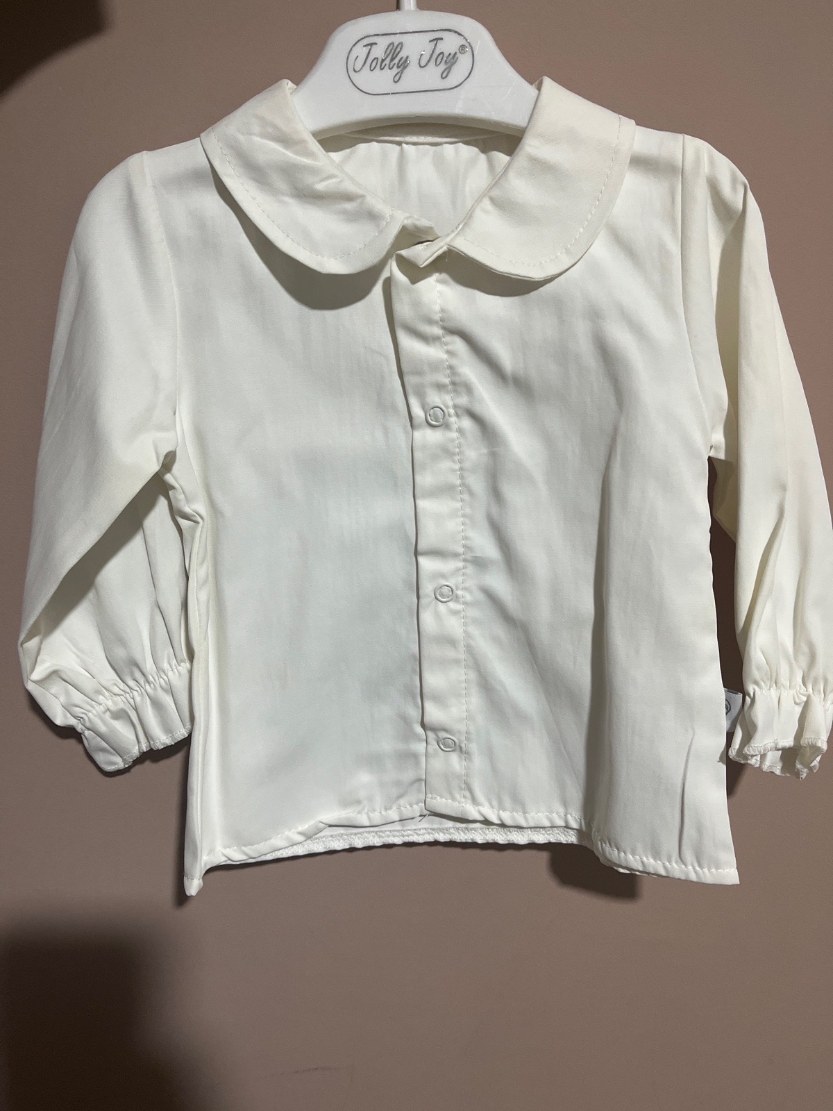 Chemise bebe fille blanche 