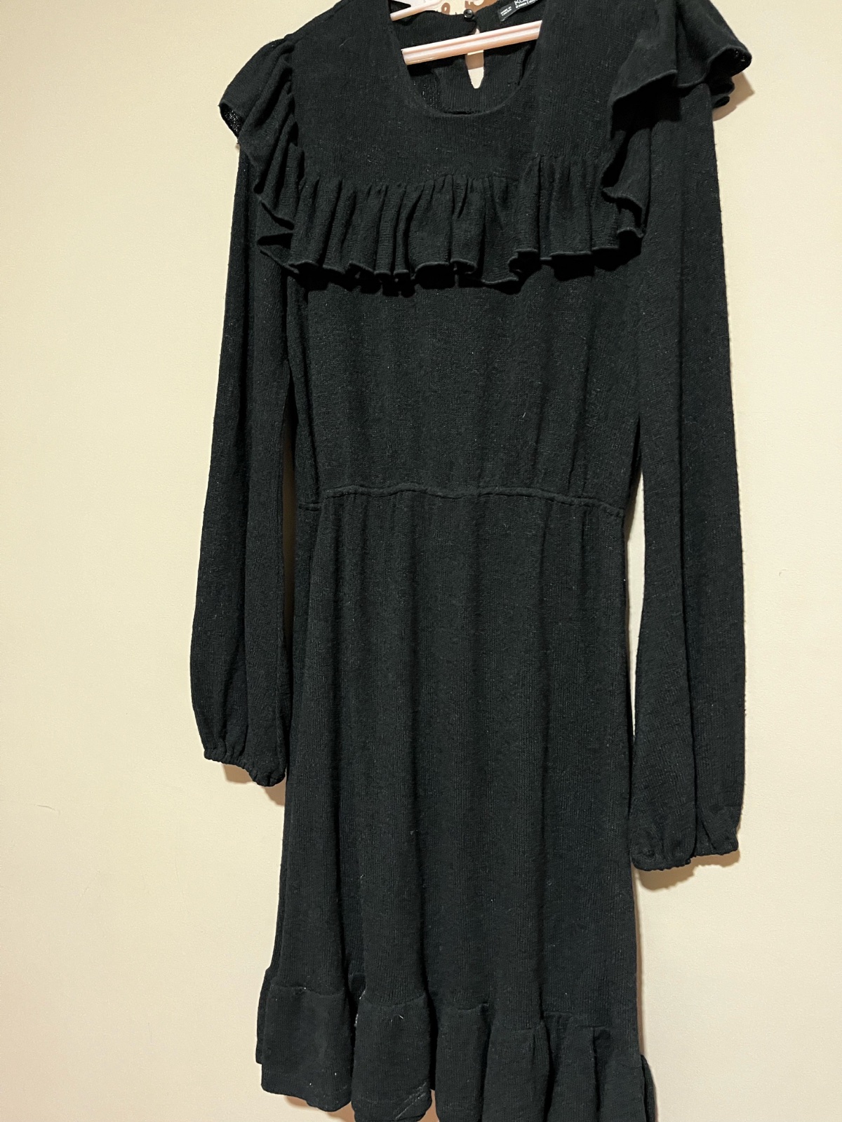 Robe noir laine 