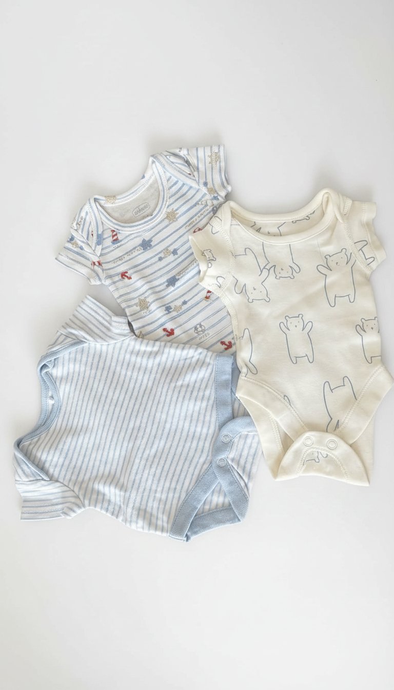 Lot de 3 bodies👶a partir nouveau-né jusqu'à 9 mois neuff😍 