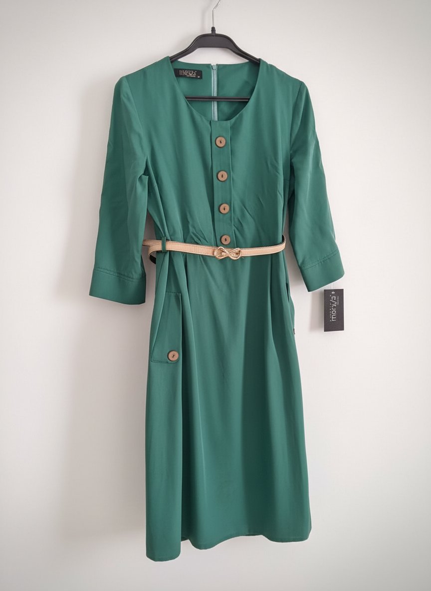 Robe vert jamais utilisé taille 40 (tfott rokba) 
