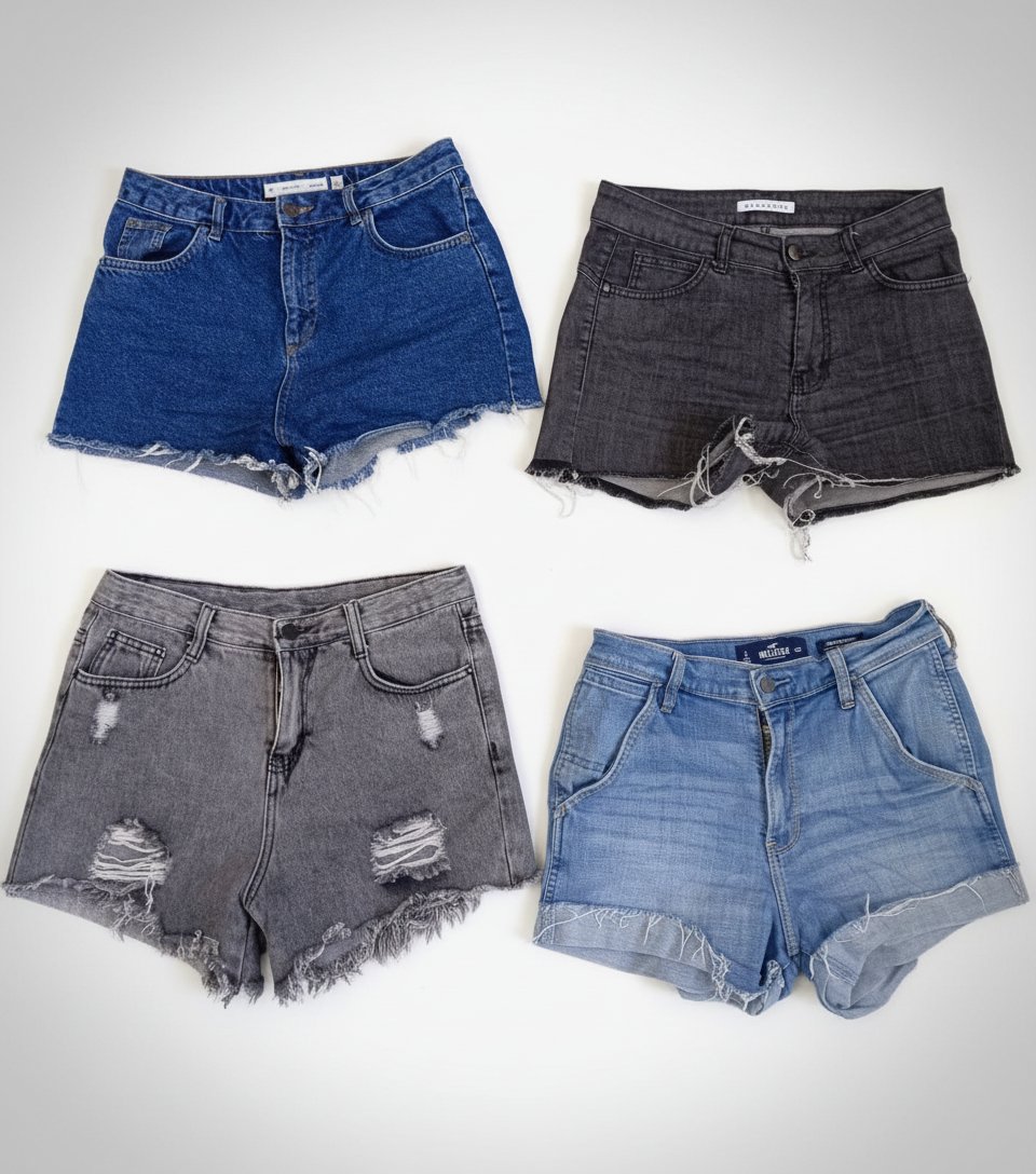 4 shorts djean taille S/M (37/38) neuf 