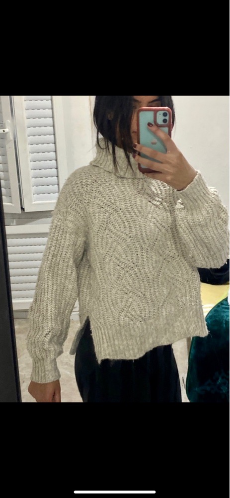 Pull en laine S/Xs oversized🤍