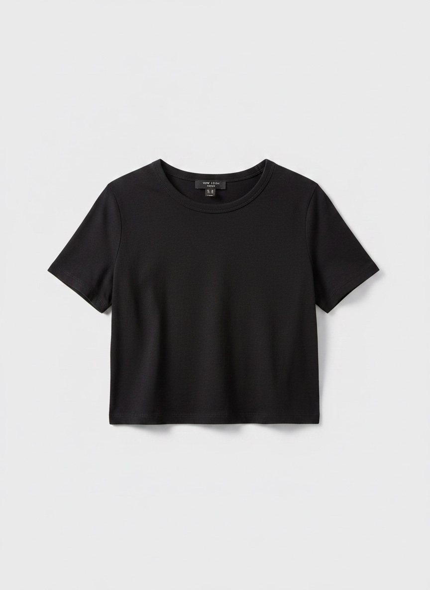Crop top noir new look❤️