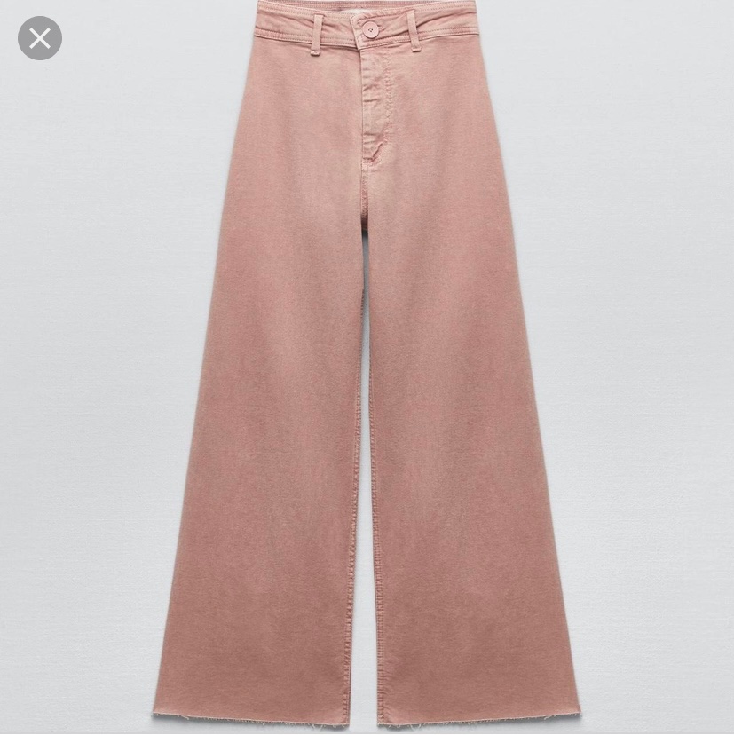 Pantalon ZARA rose wide leg🌸la grande tendance