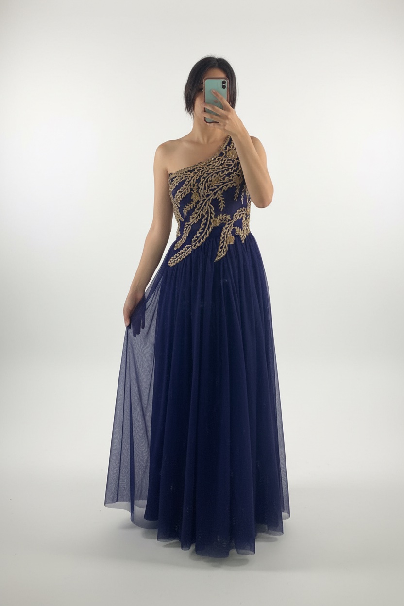 Robe soirée mariage en bleu roi en tuerie❤️