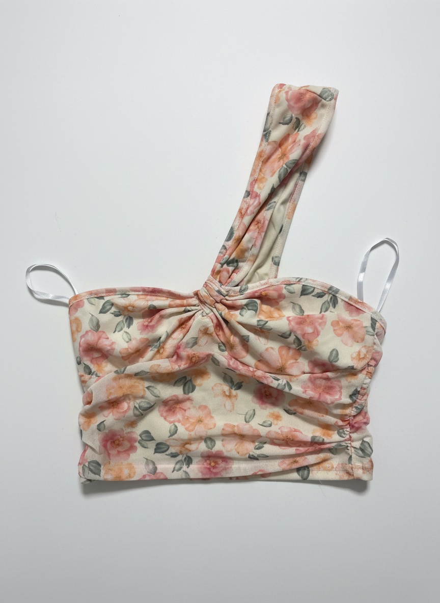 Crop top shein florale🌸🌺