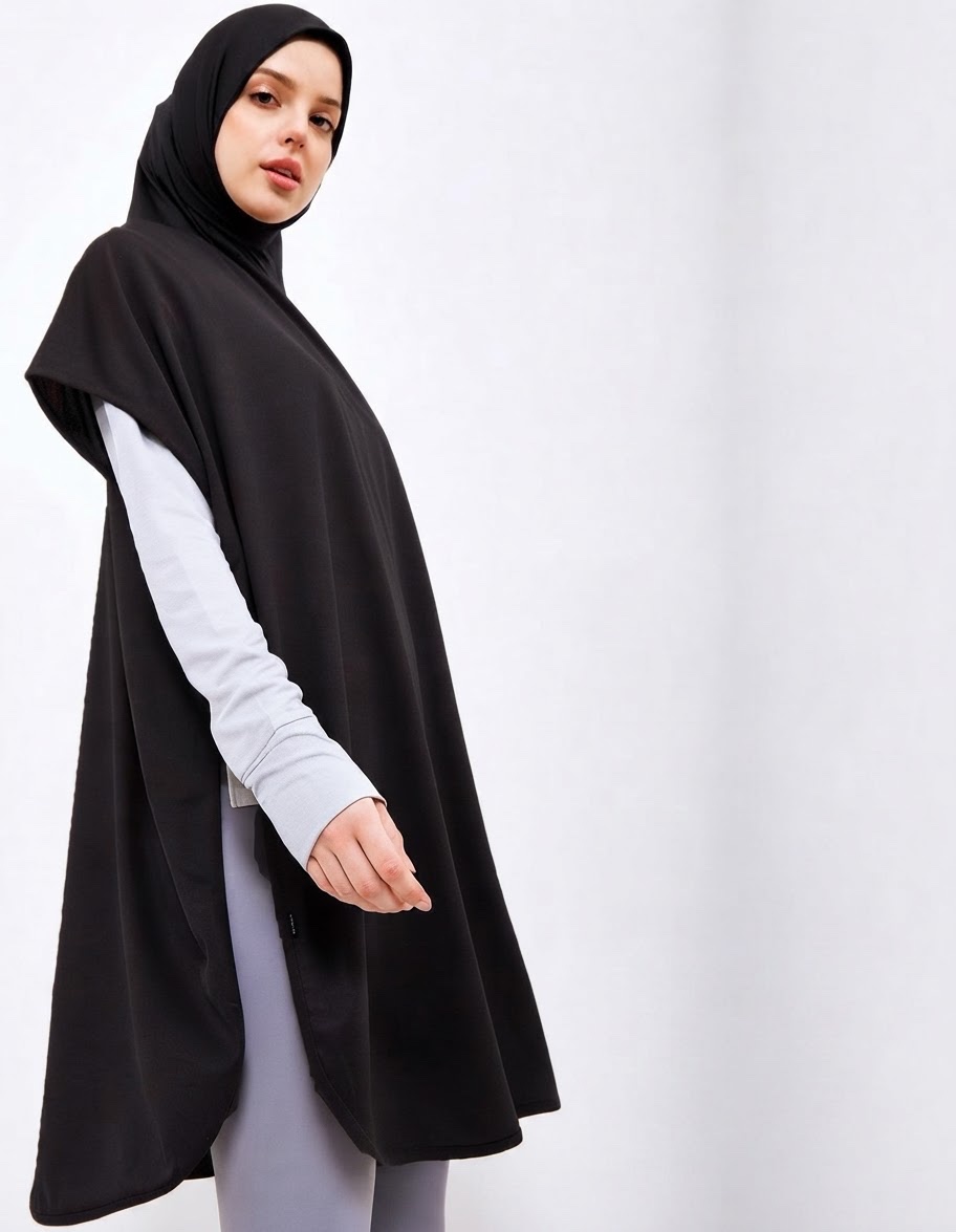 Black / Noir sports wear / hijab taille standar