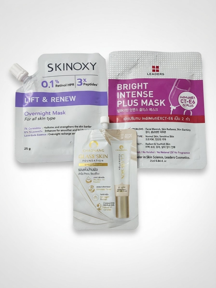 Face Mask/Glace skin Foundation/Overnight mask